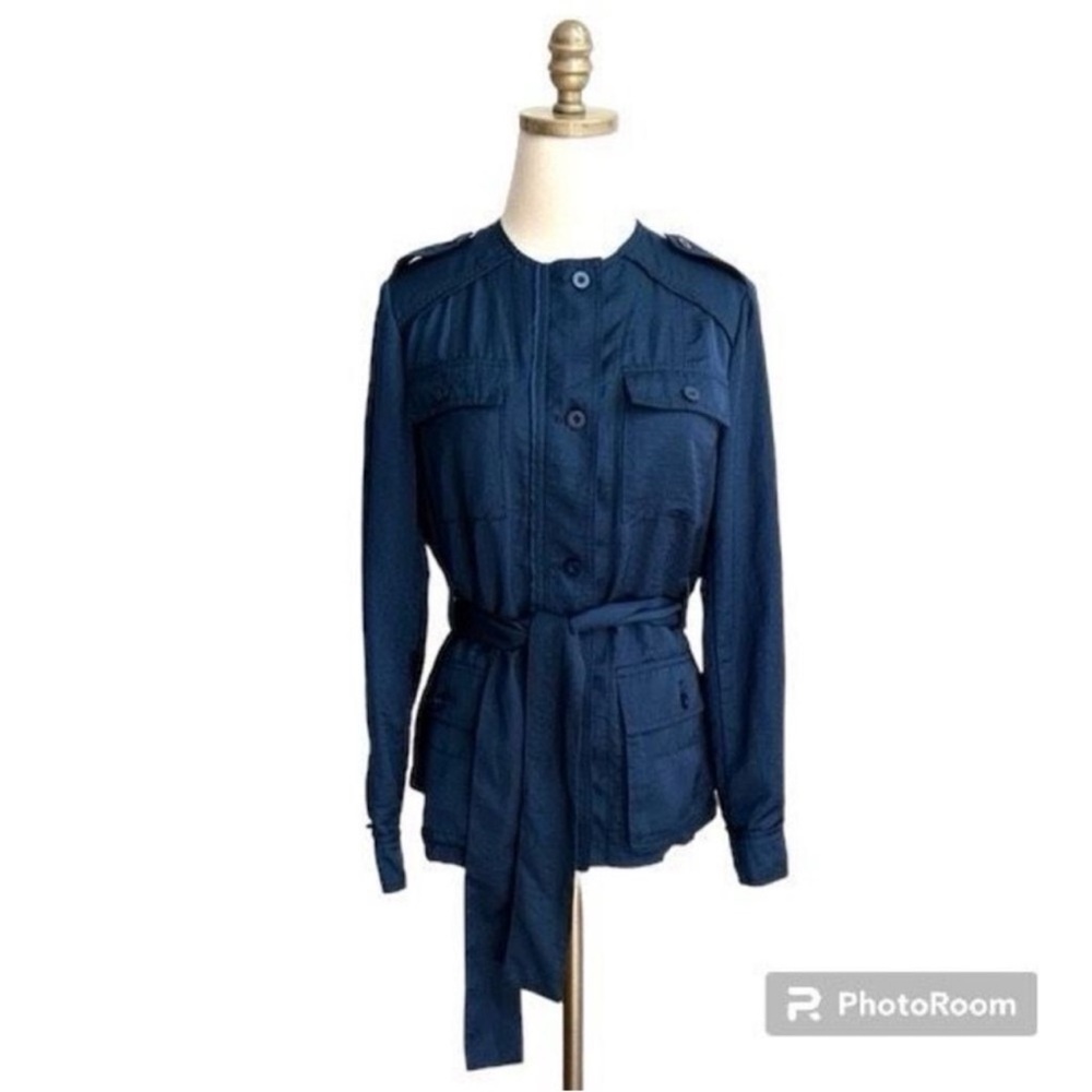 SOLD Anthropologie Hei Hei Belted Anorak Utility Field Jacket size Large - Picture 4 of 6